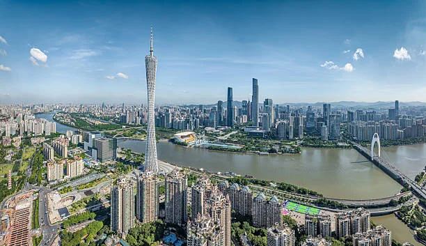 Guangzhou skyline beside the Pearl River, the home of ZQ Agency